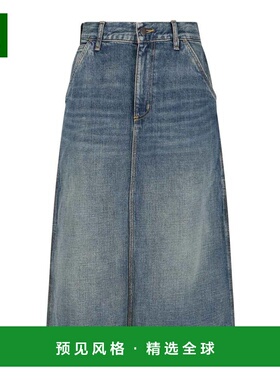 香港直邮CARHARTT 女士半身裙 I034224014Q AW2025 蓝色 Midi ski