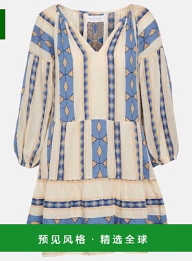 1h可退 香港直邮Velvet 女士 Kally 印花棉质迷你连衣裙 000375