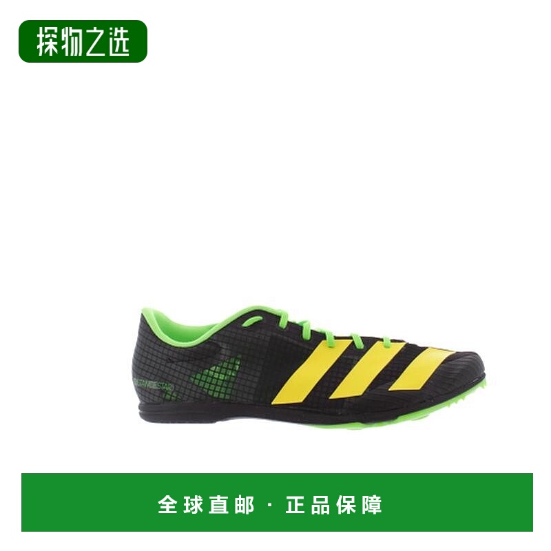 自营欧洲直邮Adidas阿迪达斯 DISTANCESTAR 男女通用黑色/黄色网