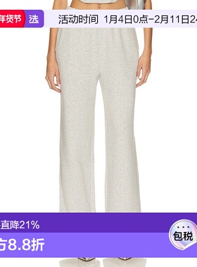 1h可退 香港直邮GOOD AMERICAN 女士 磨毛抓绒阔腿裤子 GS0440