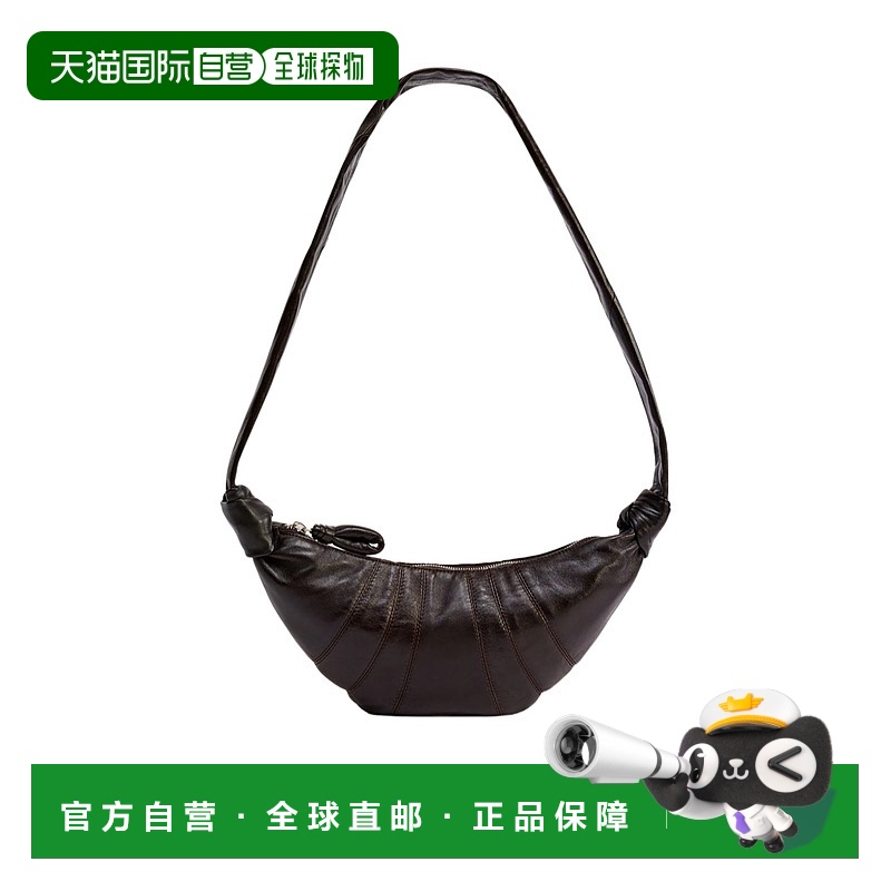 香港直邮Lemaire 小号拉链牛角单肩包 BG0003LL095