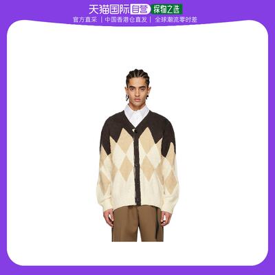 香港直邮Sacai Argyle 长袖开衫 2303012M