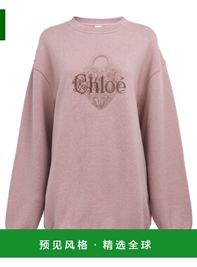 香港直邮Chloe 超大尺寸羊毛徽标长袖卫衣毛衣 CH25WJH27194