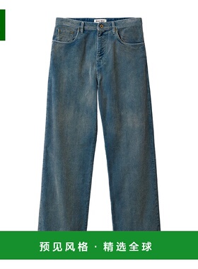 香港直邮Miu Miu 刺绣徽标直筒牛仔裤休闲裤 MP162316DES231