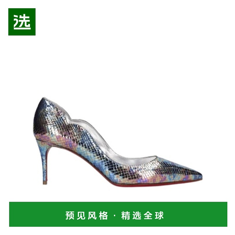 香港直邮Christian Louboutin Hot Chick印花高跟鞋 78I-G6N010