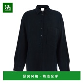 混纺衬衫 香港直邮Allude AW2025 黑色 女士衬衫 2562063190BLACK