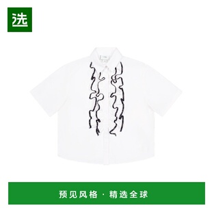 香港直邮Fendi JFC136AEXZ 荷叶边衬衫