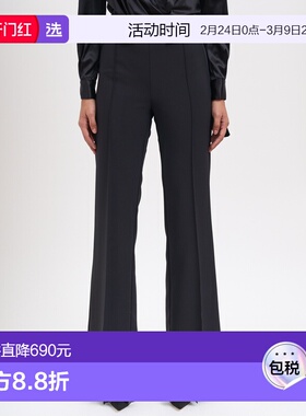 1h可退 香港直邮Elisabetta Franchi 女士 双绉纱裤子 MPA12156E2