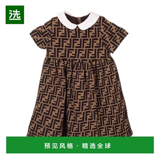 BFB340A6A6 logo印花连衣裙 香港直邮Fendi