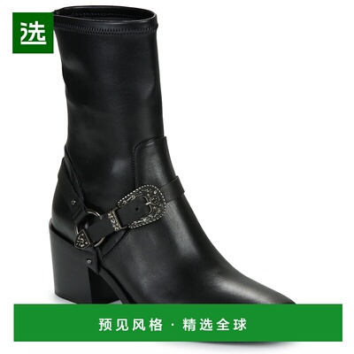 欧洲直邮Fru.it   女士鞋子短筒靴 9053-G-440-CUOIO-KOMBAT-NERO