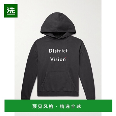 1h可退 香港直邮District Vision 男士 California 徽标印花砂洗
