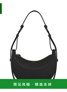 欧洲直邮POLENE  Numéro Dix灰色荔枝纹小牛皮女士半月包腋