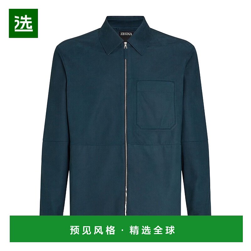 香港直邮Zegna SECONDSKIN 外套式衬衫 UFPNSA9F274P杰尼亚