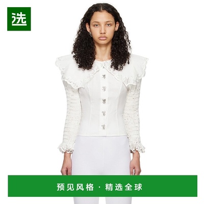 1h可退 香港直邮Chopova Lowena 女士 白色 Rocket 上装 2210