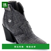 女士鞋 JEANS 子短筒靴 944 欧洲直邮Fru.it NERO 8575 CUOIO