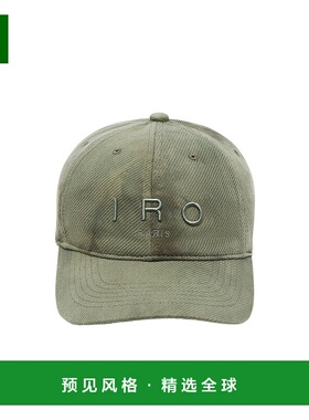 香港直邮IRO 男士帽子 MP90GREBKAK01 SS2025 绿色 圆顶棒球帽