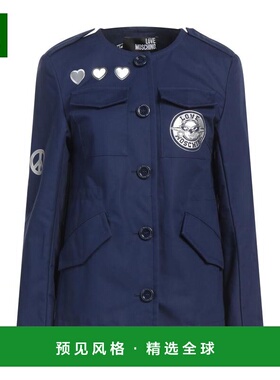 1h可退 【美国直邮】love moschino 女士 外套夹克短款百搭正品流