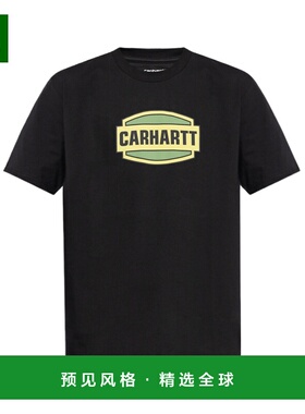 香港直邮CARHARTT 男士T恤 I03363789XX AW2024 黑色 圆领T恤