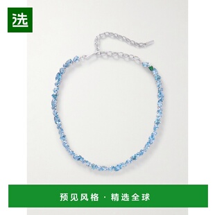 1h可退 香港直邮Completedworks 女士 synthetic 再生银色,立体锆