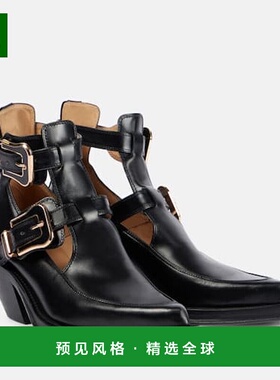 1h可退 香港直邮Gabriela Hearst 女士 Castro 皮质短靴