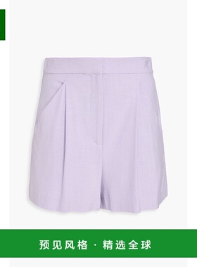 1h可退 香港直邮VERONICA BEARD 女士 Elbe 褶裥绉纱短裤 2504SU0