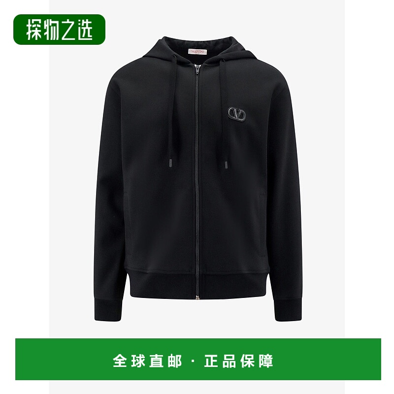香港直邮Valentino 华伦天奴 男士 长袖拉链卫衣 4V3MF27H9VY连帽