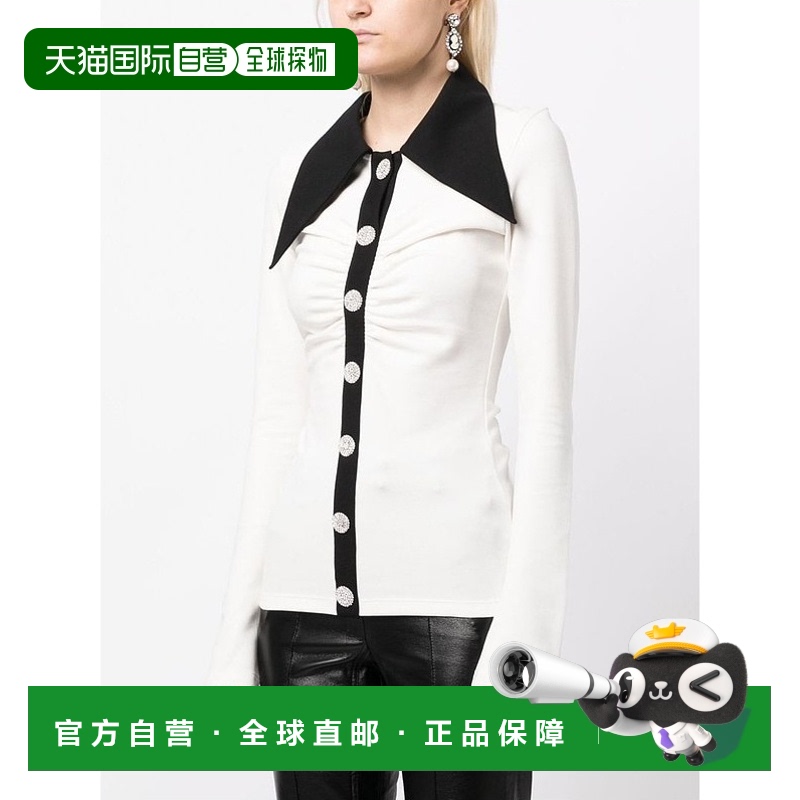 香港直邮Balmain 平纹针织衬衫效果 Polo 衫 BF0GD016JH30