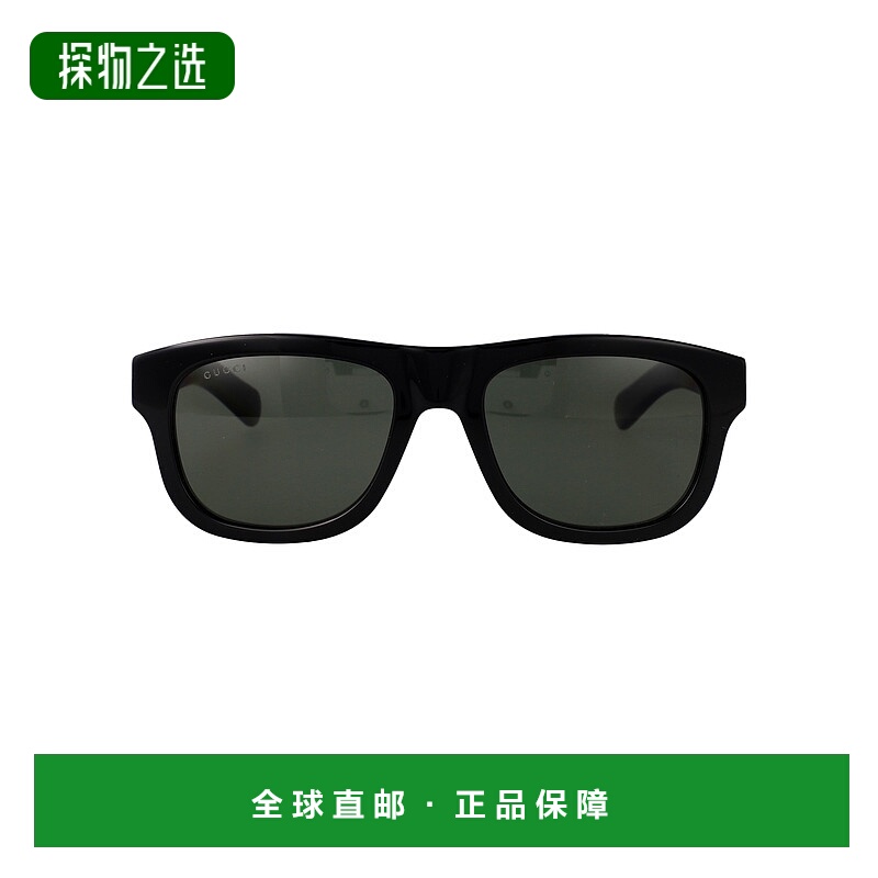 1h可退 香港直邮Gucci 古驰 男士 几何框太阳镜 GG1509S black黑