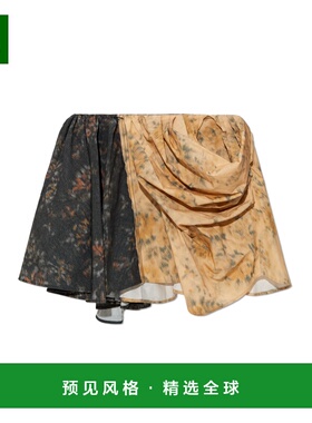 1h可退 香港直邮GANNI 女士半身裙 W10227055999 AW2025 花色 Dra