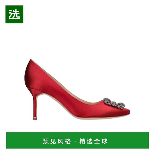 香港直邮Manolo Blahnik 水晶装饰扣高跟鞋 73I-0C4007