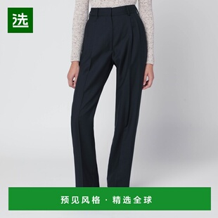 1h可退 香港直邮blazé milano 女士 First Class 海军蓝羊毛马海