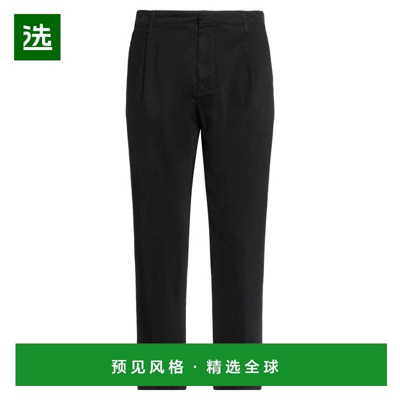 1h可退 香港直邮Dondup 男士 休闲长裤 black黑色 舒适时尚,男装,休闲裤,淘宝优惠券,粉丝福利购,淘宝优惠卷