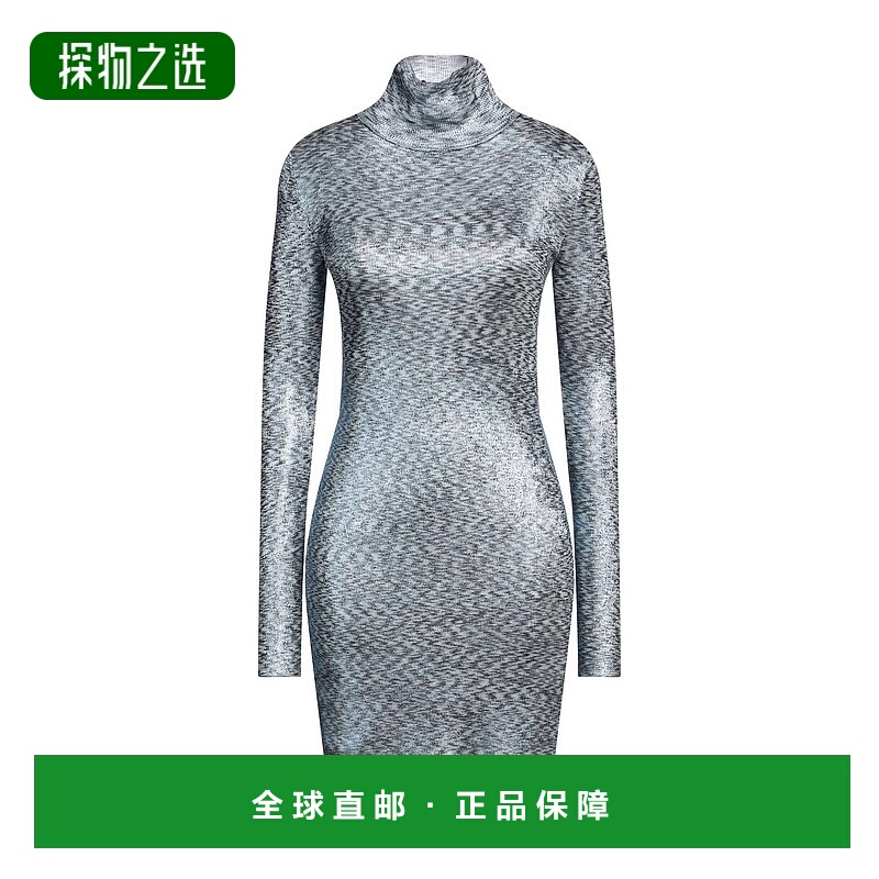 1h可退 香港直邮MISSONI 米索尼 女士 紧身连衣裙 blue蓝色 舒适