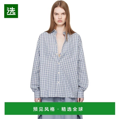 1h可退 香港直邮Baserange 女士 蓝色 Claude 衬衫 TSCLOCSP26