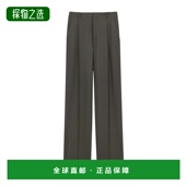 香港直邮Saint 860709Y405W Laurent 羊毛华达呢长裤