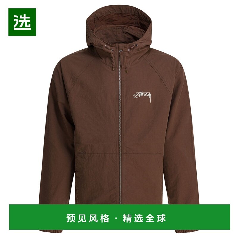 1h可退 香港直邮STUSSY 男士外套 1158931022COFFEEBROWN CO 棕色,男装,风衣,淘宝优惠券,粉丝福利购,淘宝优惠卷
