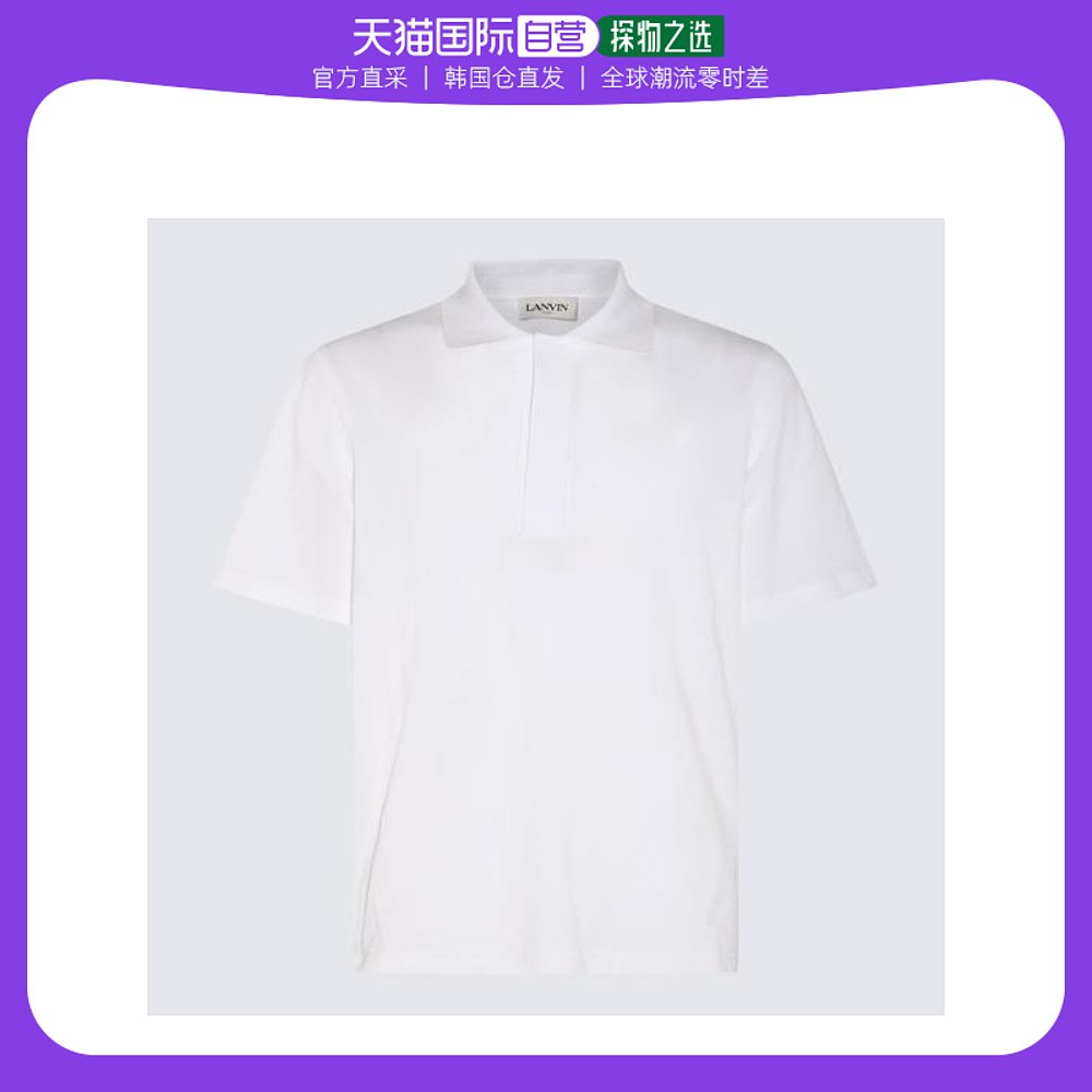 韩国直邮LANVIN24SSPOLOT恤男RMPL0011White