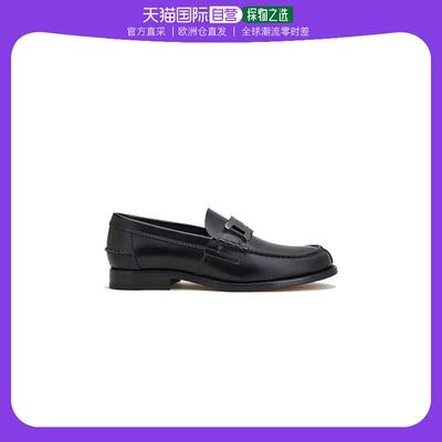 【欧洲直邮】TOD'S 男士黑色皮革乐福鞋 XXM26C0EO40AKTB999