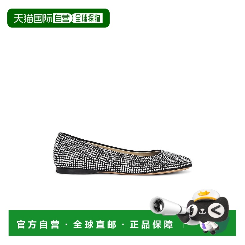 1h可退 香港直邮LOEWE 罗意威 女士 Toy 水钻芭蕾平底鞋 L815466X