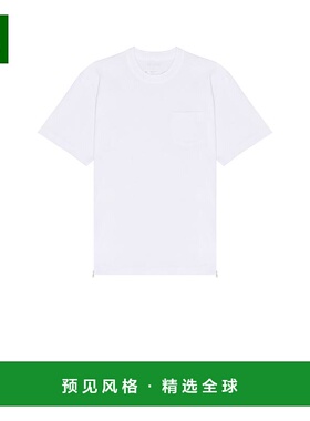 1h可退 香港直邮Sacai 男士 短袖T恤 SCM225 white白色 舒适时尚