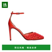 AA3E049TK033单鞋 香港直邮Alaia 铆钉高跟鞋