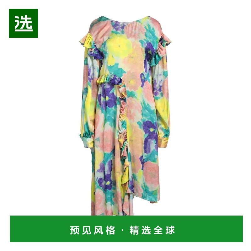 1h可退 香港直邮Remain 女士 中长连衣裙 green绿色 舒适时尚,女装/女士精品,连衣裙,淘宝优惠券,粉丝福利购,淘宝优惠卷