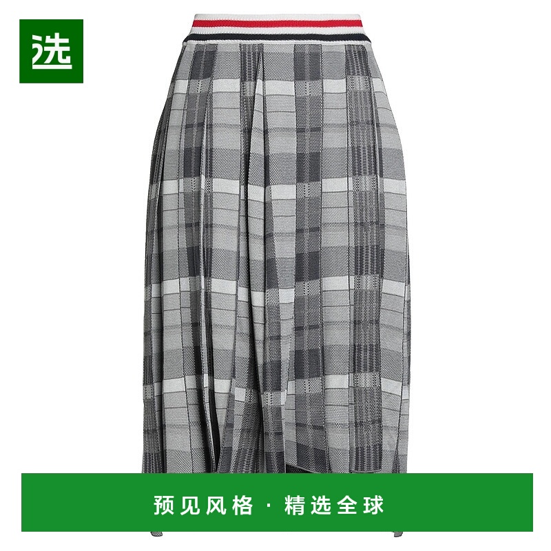 香港直邮Thom Browne 汤姆·布朗 女士 中长半身裙