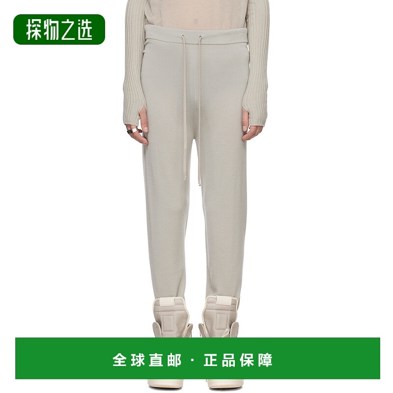 香港直邮Rick Owens 抽绳腰边运动裤 RU01D3653WS