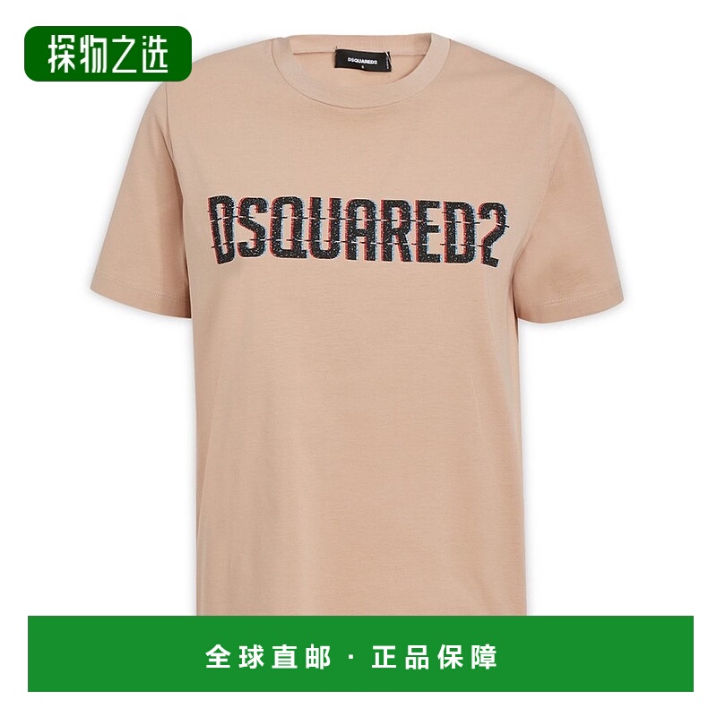 1h可退 香港直邮Dsquared2 二次方 女士 短袖T恤 S75GD0356S23009