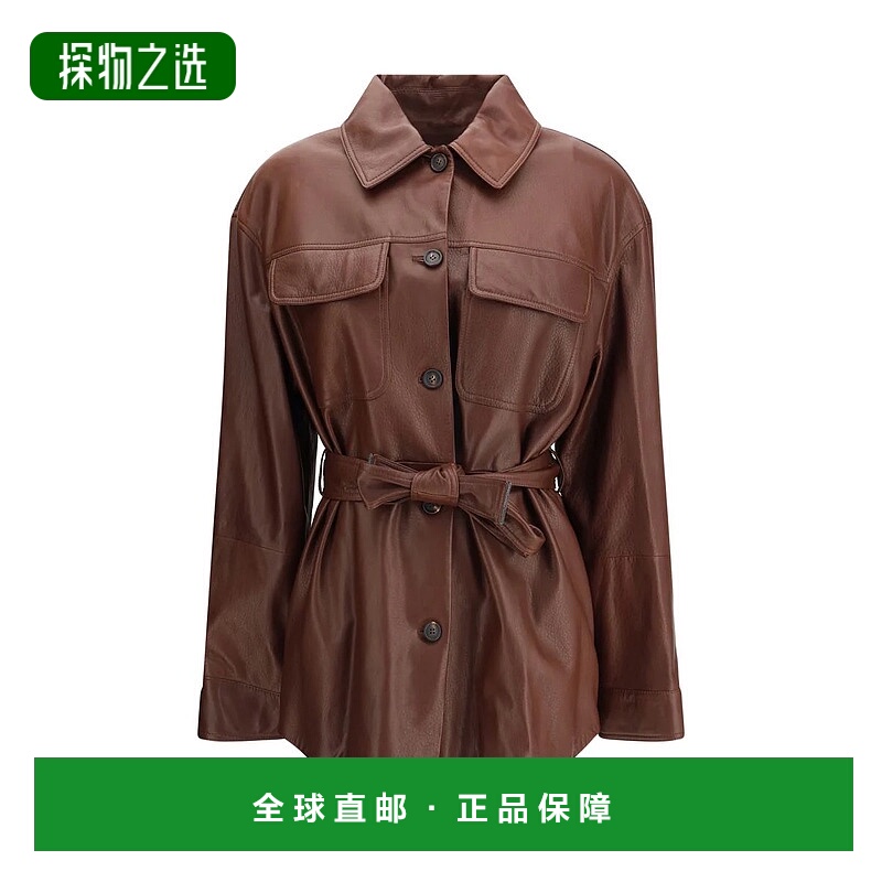 1h可退 欧洲直邮brunello cucinelli 女士 外套长袖皮衣