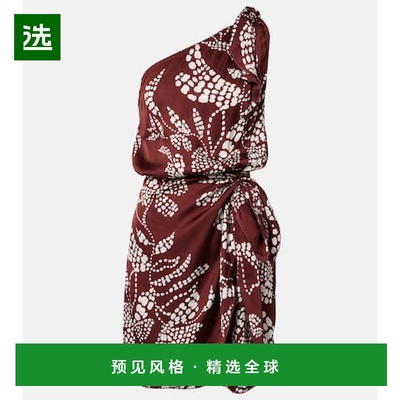 1h可退 香港直邮Poupette St Barth 女士 Celie 印花单肩迷你连衣