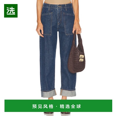 1h可退 香港直邮redone 女士 Originals Bender 直筒牛仔裤 18803