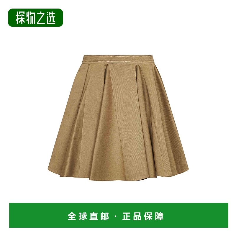 香港直邮Marni 玛尼 女士 褶饰细节半身裙 GOMA0706S1UTC541