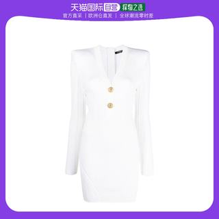 【欧洲直邮】BALMAIN 白色女士连衣裙 YF0R806-2KB39-0FA